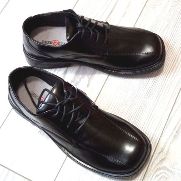 (OE3023) Deer Stags Boy's Gabe Oxford Sz 4 Wide - Picture 10 of 12
